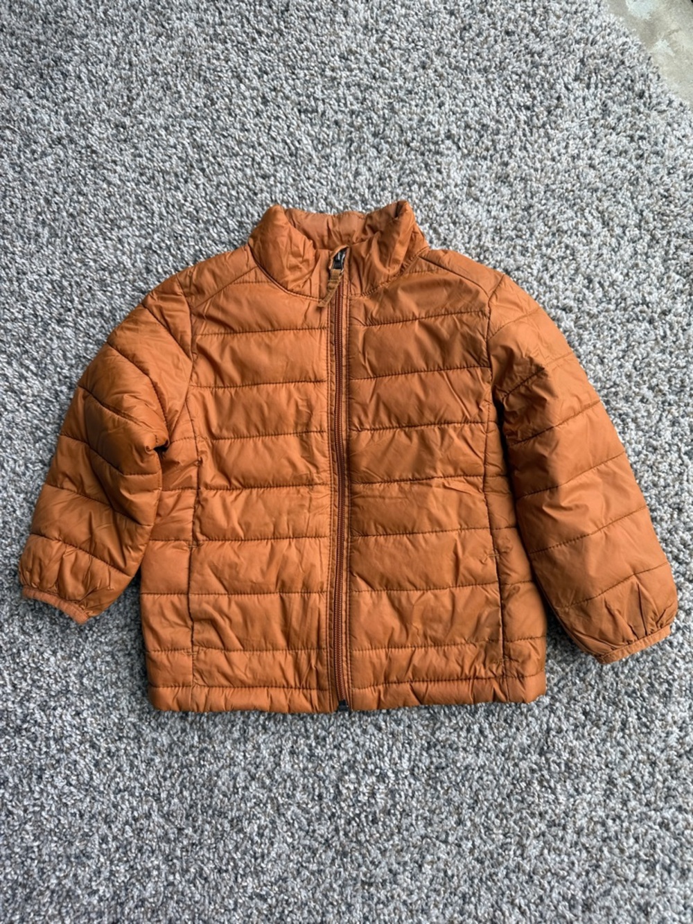 Amazon Essentials Kids Quilted Puffer Jacket - Rust